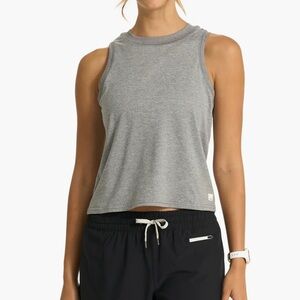 Vuori Energy Top Heathered Gray Women's Size Small